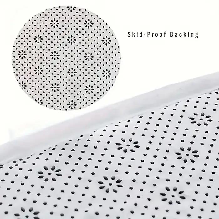 Tapis de sol en flanelle épaissie polyester pour cuisine et entrée résistant à la saleté et absorbant l'huile pour salon et escalier