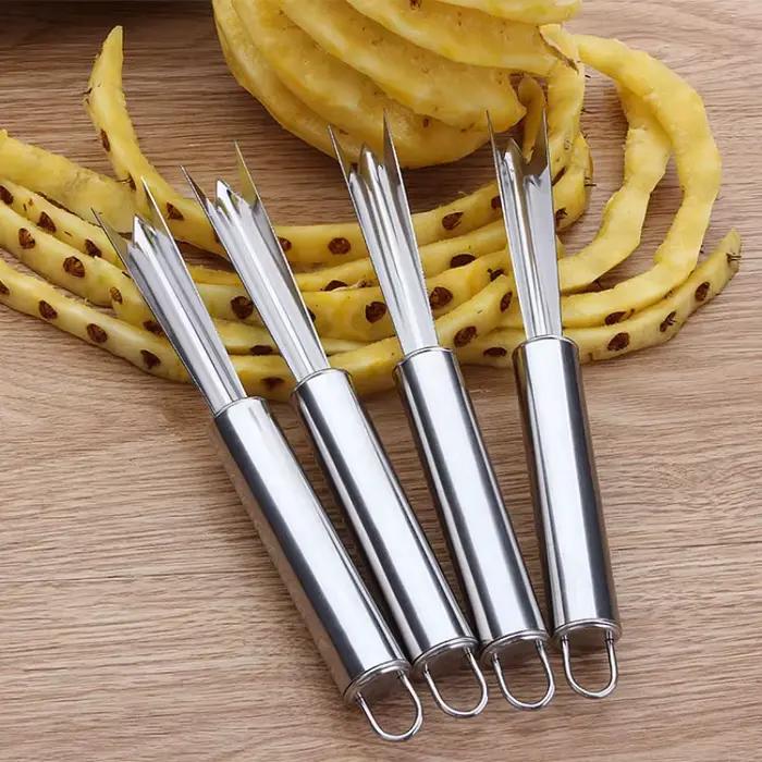 Couteau éplucheur d'ananas Portable en acier inoxydable