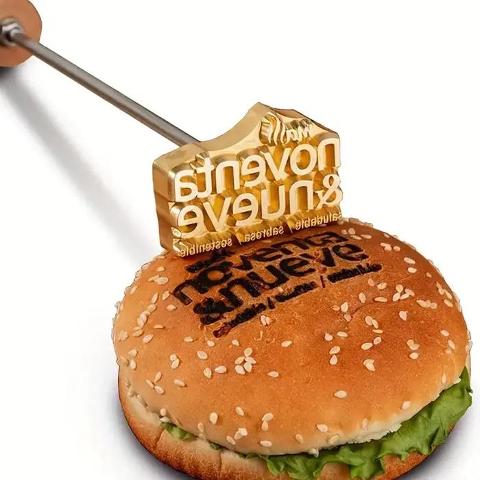 Fer à marquer M8 personnalisé pour aliments