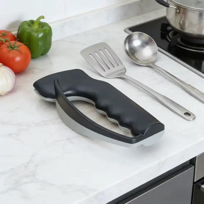 Affûteur de couteaux de cuisine domestique, pratique, manuel, rapide, pierre à aiguiser, affûteur de lame, outils de cuisine, nouveauté 2026