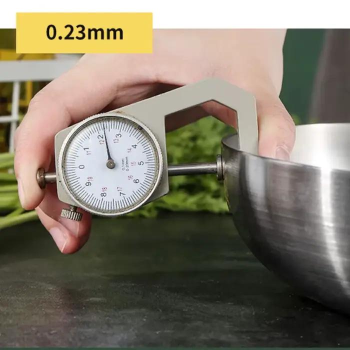 Poêle antiadhésive en acier inoxydable 304 de 3 litres pour cuisinière à gaz et induction grande capacité occasion spéciale cuisine festive