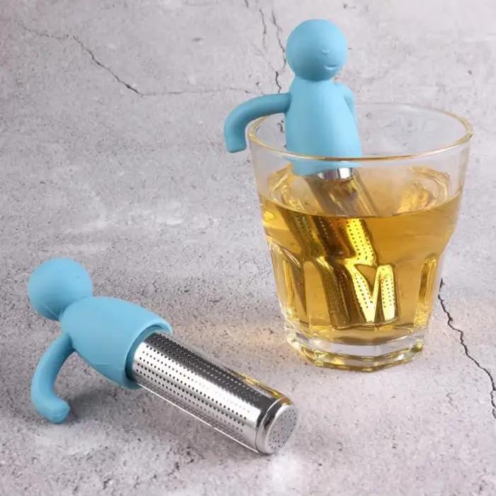 Infuseur à thé en acier inoxydable, accessoire de cuisine pour thé, usage domestique, bar à manger, jardin, pour femmes et hommes, occasions spéciales et quotidiennes