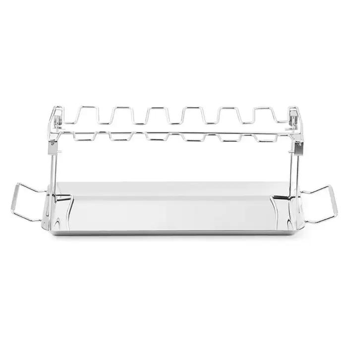 Rack jambe d'aile au poulet pour le fumeur Facile à utiliser 14 créneaux