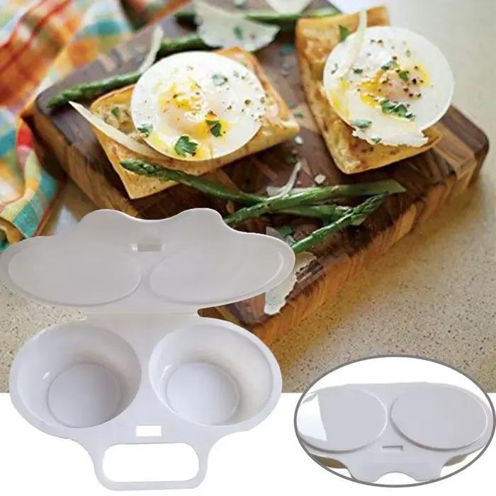 Moule à œufs de forme ronde pour four à micro-ondes