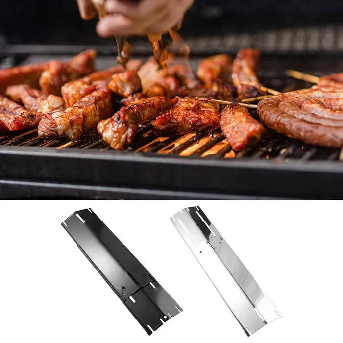 Kit d'accessoires de cuisine, plaque chauffante pour gril réglable, bouclier universel polyvalent, tente chauffante, plaque chauffante Durable pour cuisine