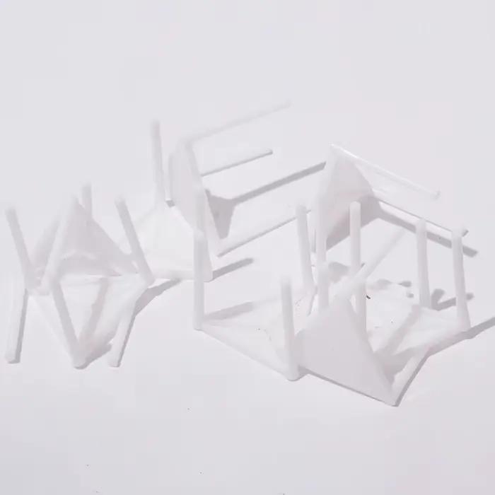Supports économiseurs de Pizza, 100 pièces, support de fixation, support de Pizza, trépied d'emballage de Pizza, pile de trépied en plastique
