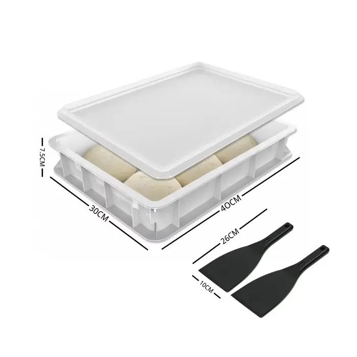 Boîte d'épreuve de pâte à Pizza en plastique