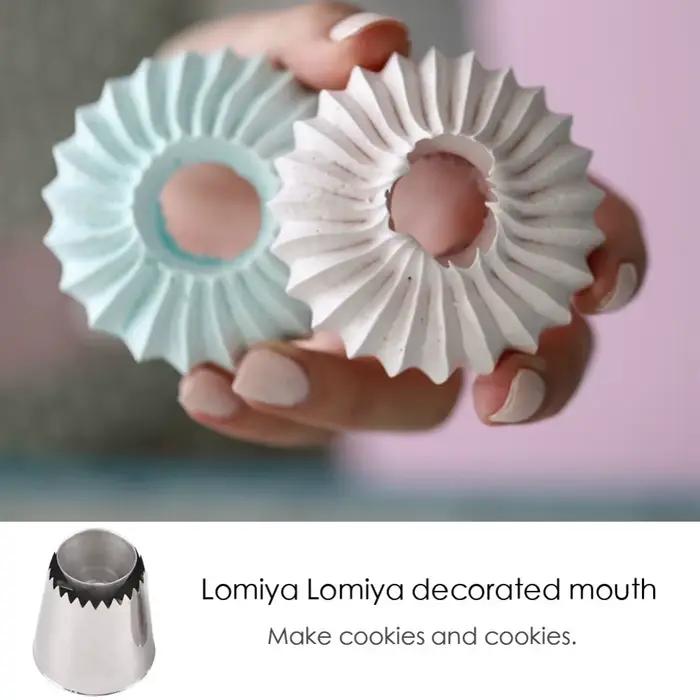 Douilles extra larges pour crème glacée, outils de décoration de gâteau d'anniversaire et de mariage, pointes de crème glacée haut de gamme, pâtisserie, fleur, CM038CM039