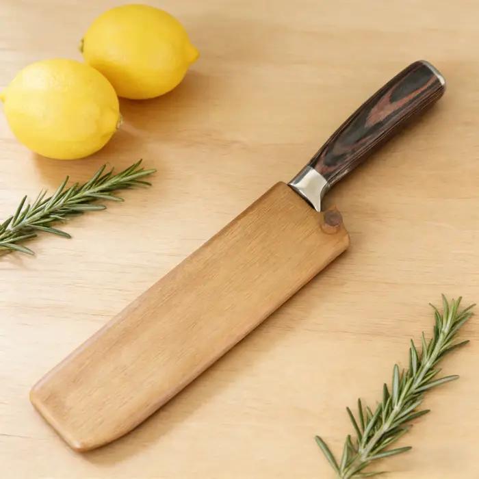 Gaine de couteau en bois de noyer de haute qualité
