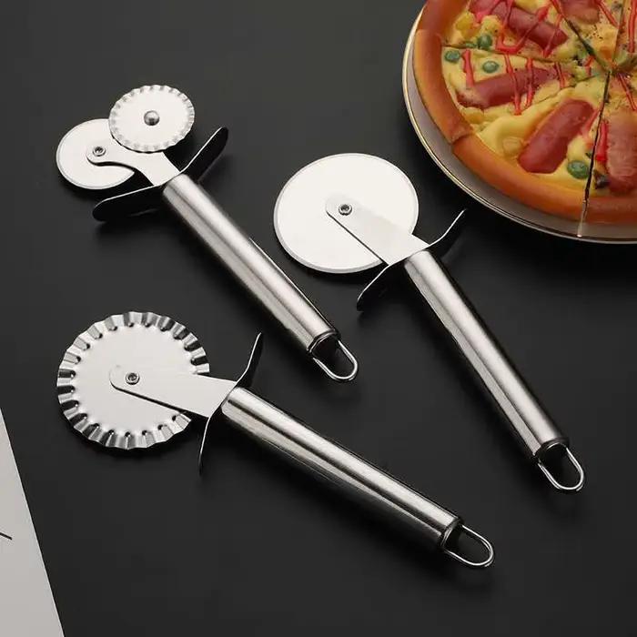 Coupe-Pizza à roue unique en acier inoxydable