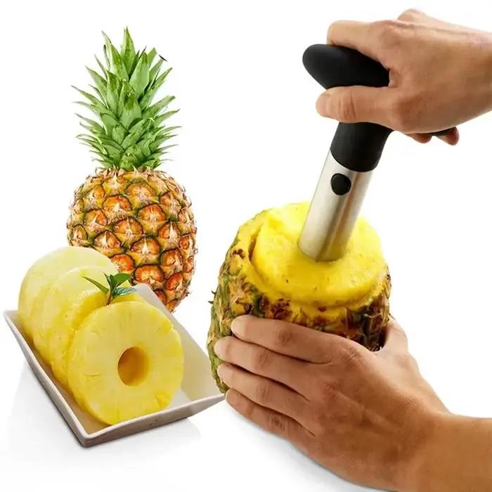 Éplucheur d'ananas en acier inoxydable