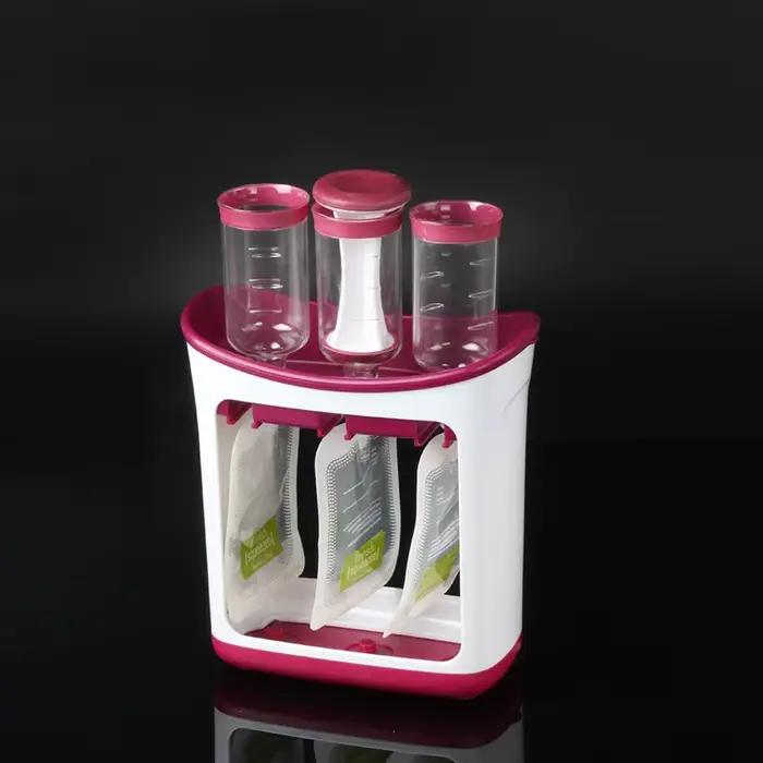 PANGDUpunBaby-Machine à presser les aliments pour enfants, Machine de remplissage, Distributeur de nourriture, Sacs, Aliment complémentaire, Pu123, B aby, Station, 10 pièces
