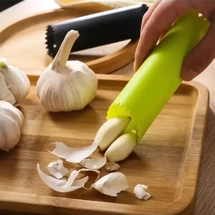 Éplucheur d'ail en silicone