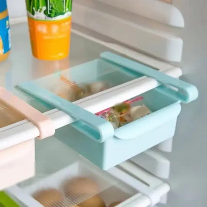 Glissière cuisine réfrigérateur congélateur gain de place organisateur support de rangement étagère