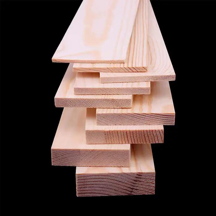 1-4 pièces de planches de pin longues de 250/500 mm