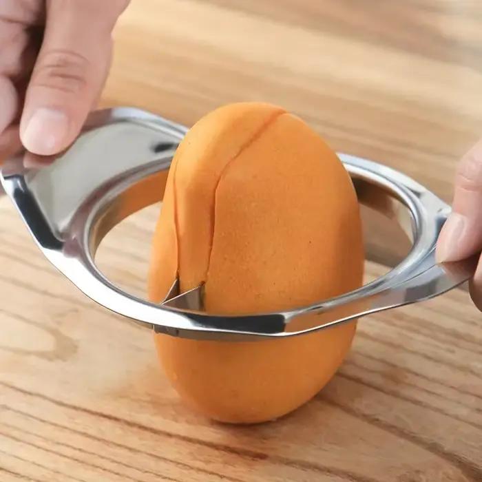 Trancheur de mangue en acier inoxydable
