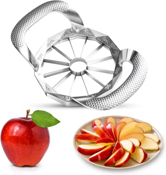Coupe-fruits extra large en acier inoxydable