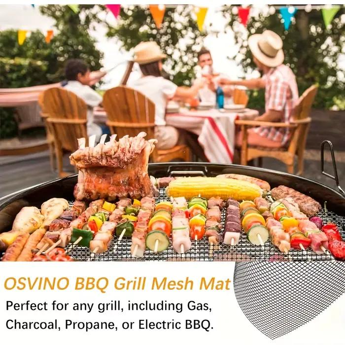 2 tapis de grillades en téflon antiadhésifs
