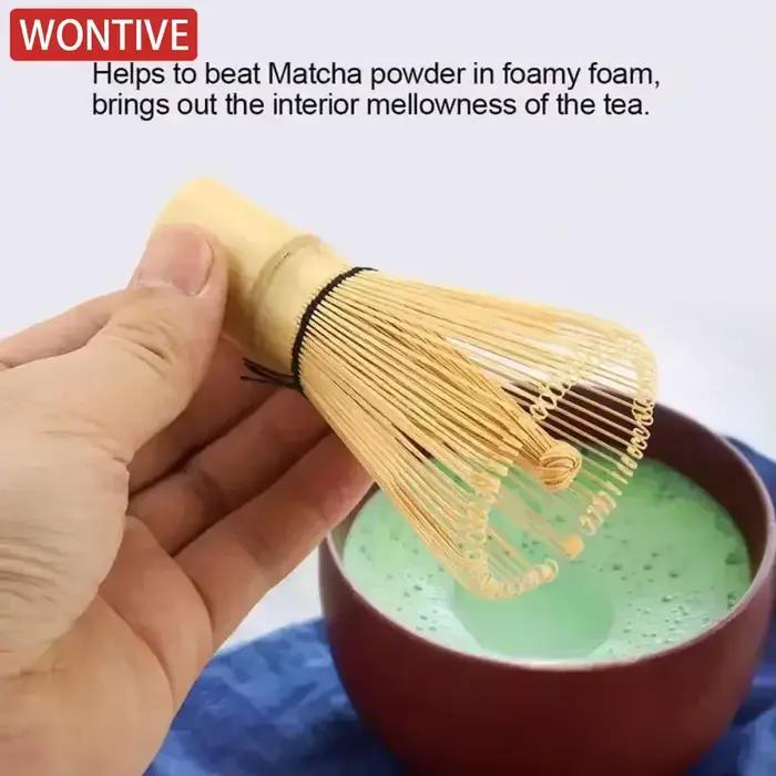 Fouet Matcha en bambou, broyeur de poudre de thé vert, mélangeur Chasen pour thé Matcha, agitateur, fouet à thé réutilisable, outils pour le thé