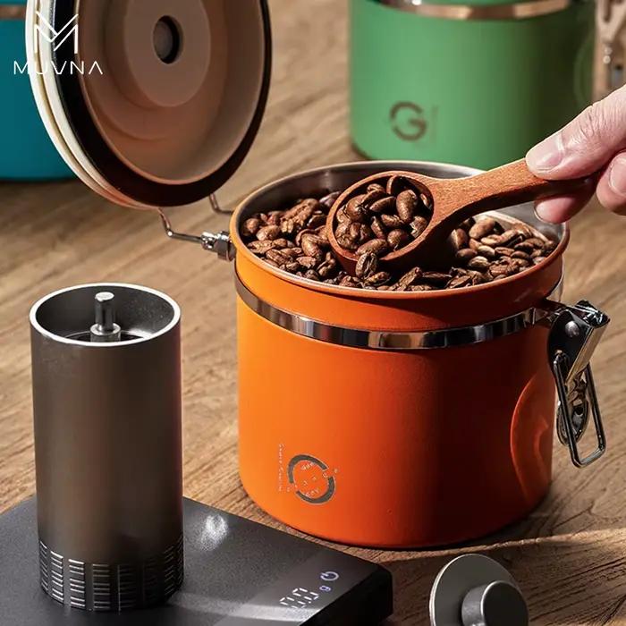 MUVNA – grand pot de stockage de grains de café