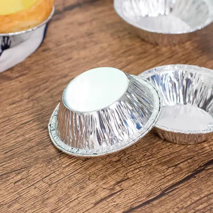 Moule à Tarte aux emoufs en Aluminium, Mini Pot à Poulet, Plaque de Cuisson, Antiadhésif, 18/100 Pièces