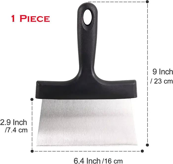 PizzAtHome-Grattoir à gril en acier inoxydable