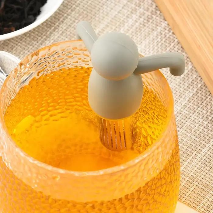 Infuseur à thé en acier inoxydable, accessoire de cuisine pour thé, usage domestique, bar à manger, jardin, pour femmes et hommes, occasions spéciales et quotidiennes