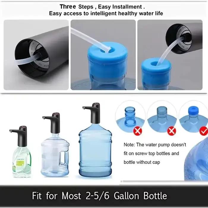 Distributeur d'eau Portable de 5 gallons avec chargement USB