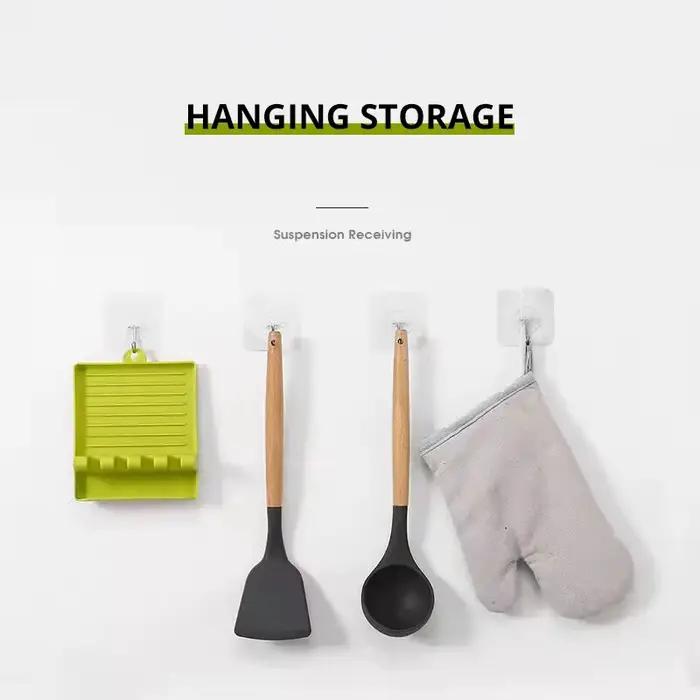 1PC Support de cuisine multifonctionnel pour ustensiles, couvercles de casseroles, cuillères, baguettes, spatules et cuillères à soupe, pour comptoir