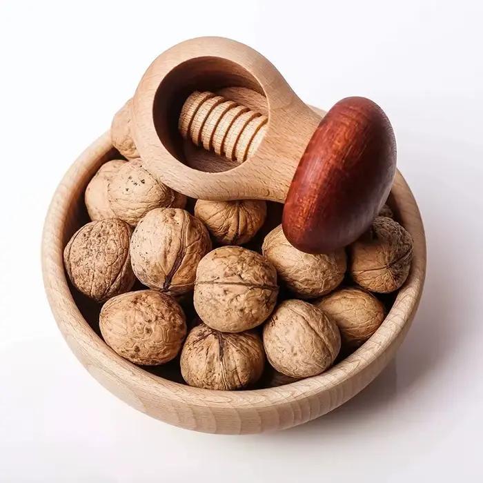 Nouveau casse-noisette en forme de champignon outil de cuisine multifonctionnel pour une fissuration facile pince à