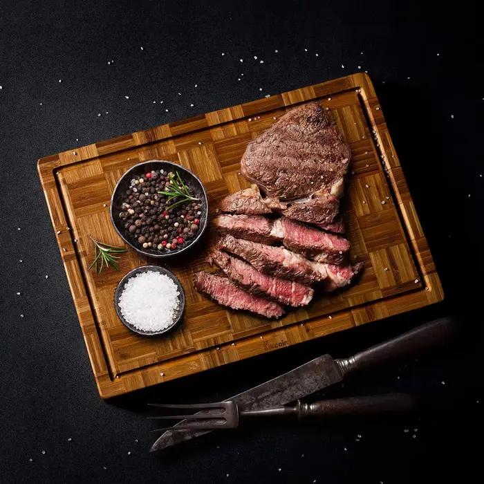Planche à découper en bambou de qualité supérieure pour cuisine