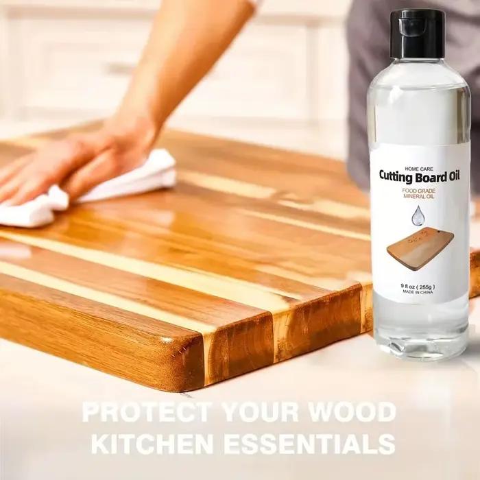 Huile minérale de qualité alimentaire pour planches à découper - Conditionneur et protecteur naturel pour bois
