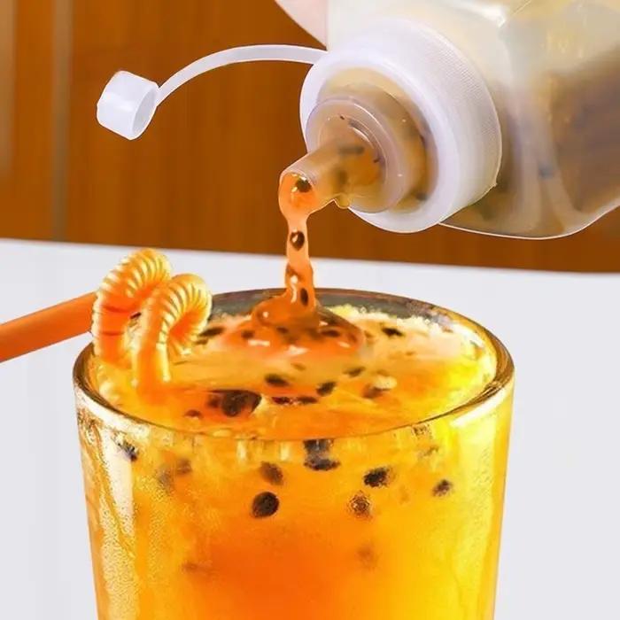 Bouteille à condiments à presser de 450 à 1000ml, avec couvercle, bouteille à presser en plastique, distributeur de stockage de vinaigrette, accessoires de cuisine