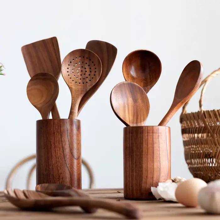 Pelles de cuisine en bois F2