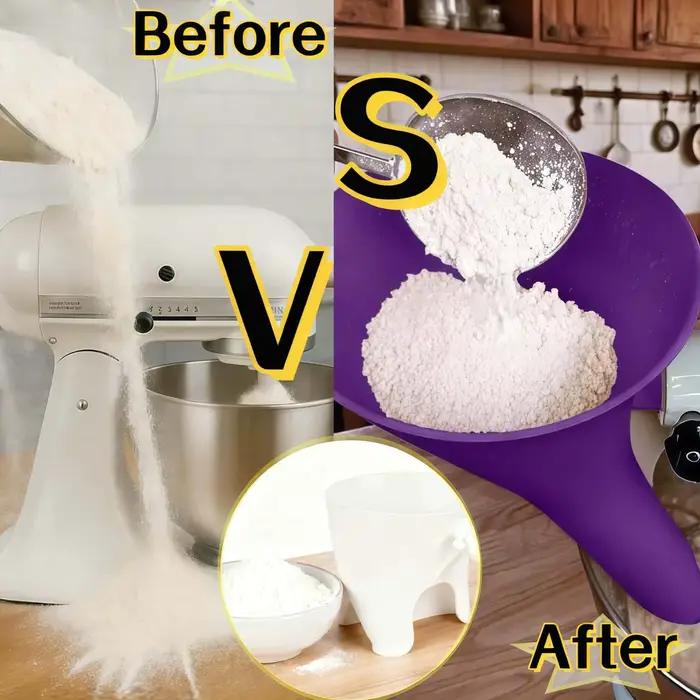Kitchen Aid Artisan KSM150 Mélangeur sur socle à tête inclinable de 5 Qt avec fixation d'entonnoir facile à verser, pour farine et liquide d'œufs
