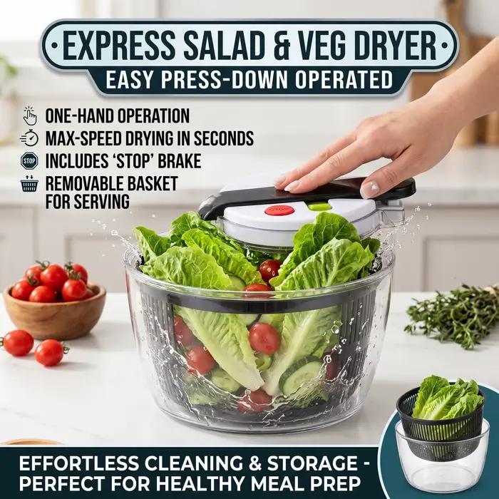 Essoreuse à salade multifonctionnelle