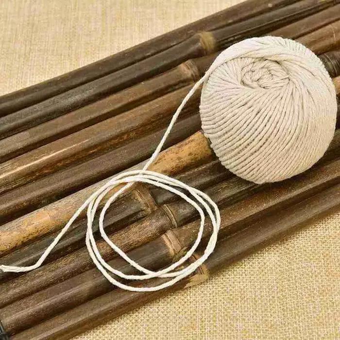 Fil de coton domestique Zongzi, outils de cuisine, ficelle de boucher, ficelle de dinde, cordes de coton