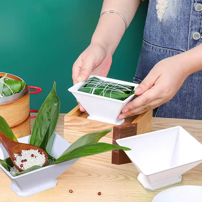Practical Plastic Zongzi Mold Triangular Square