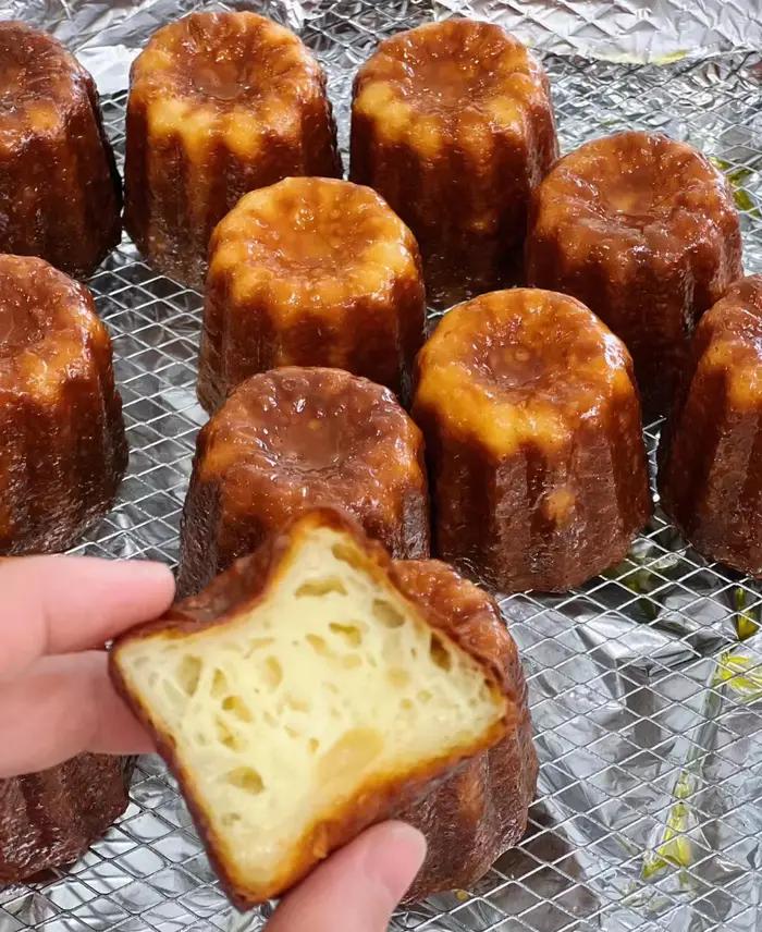 Moule à Canèle antiadhésif en acier au carbone pour fabrication de canèles, muffins et cupcakes, idéal pour occasions spéciales et pauses gourmandes