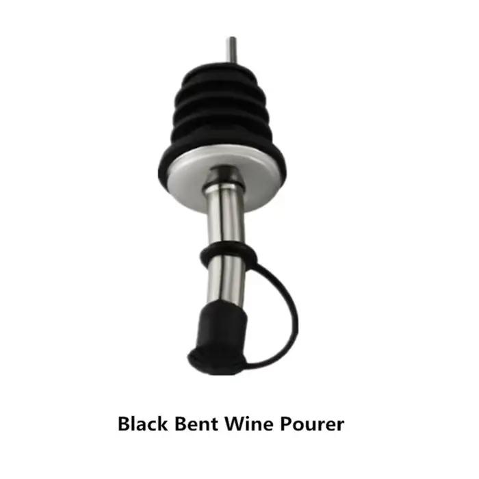 Bouchon de bouteille verseur de vin avec bouchon, bouteille de Champagne d'huile, bouchon en bois, garde le vin frais, fête de mariage, 3 pièces