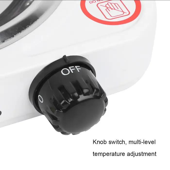 Cuisinière électrique portable en acier inoxydable 1000W à tube unique