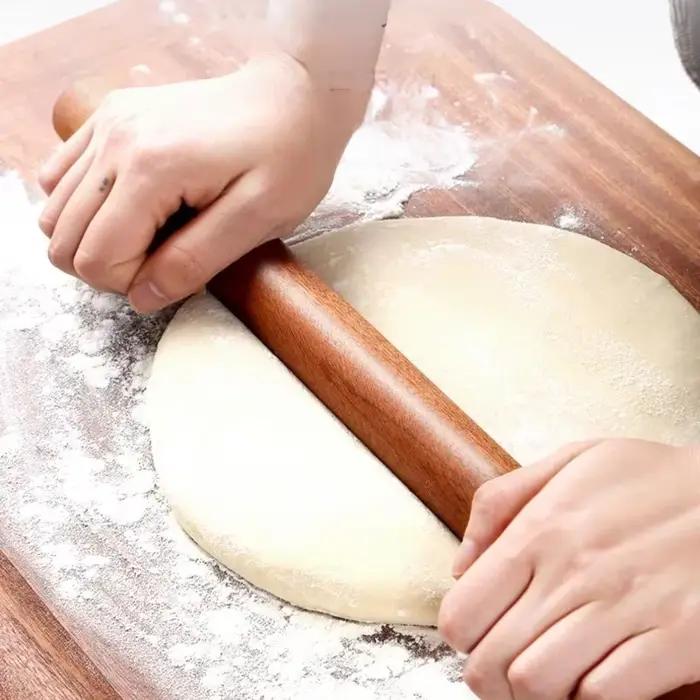 Rouleau à pâtisserie en bois d'ébène massif