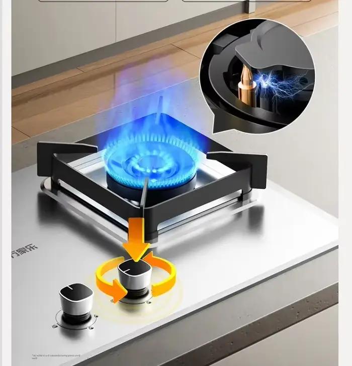 Cuisinière à gaz en acier inoxydable Vanward pour la maison