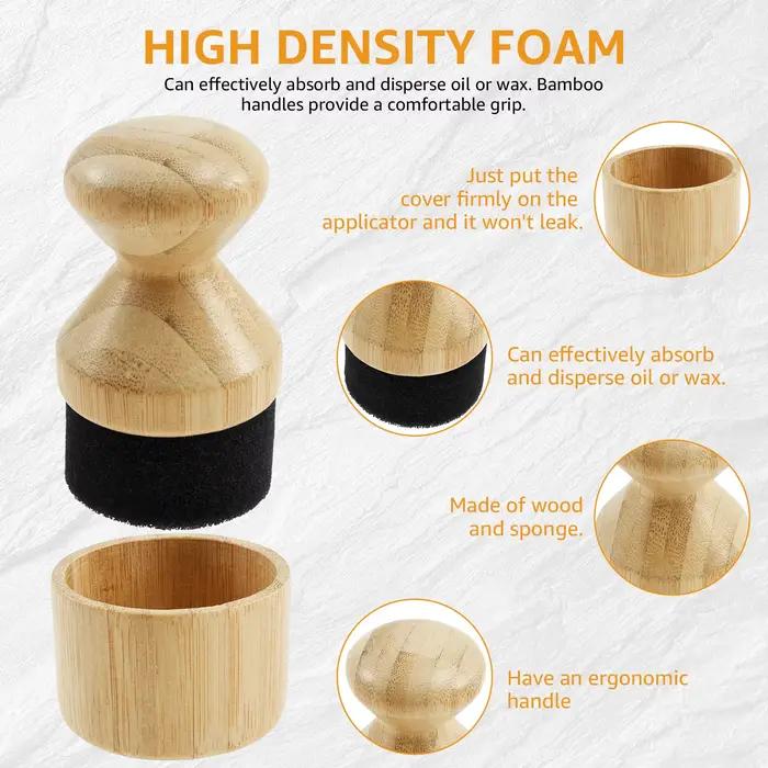 Planche à découper applicateur de cire d'huile avec couvercle et poignée ergonomique