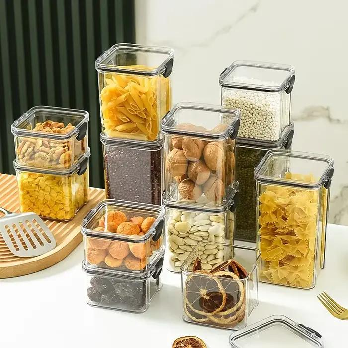 Nouvelle boîte de rangement hermétique en plastique pour cuisine
