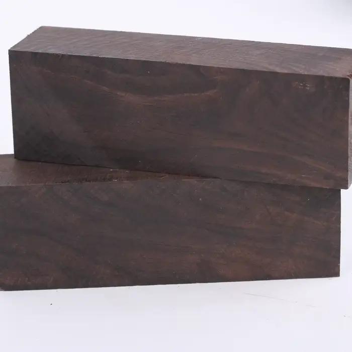 Matériel de manche de couteau en ébène africain 125*40*30mm