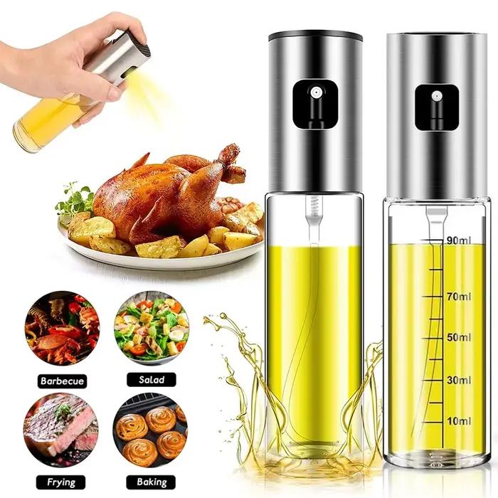 Bouteille de mélange de condiments en verre pour Barbecue