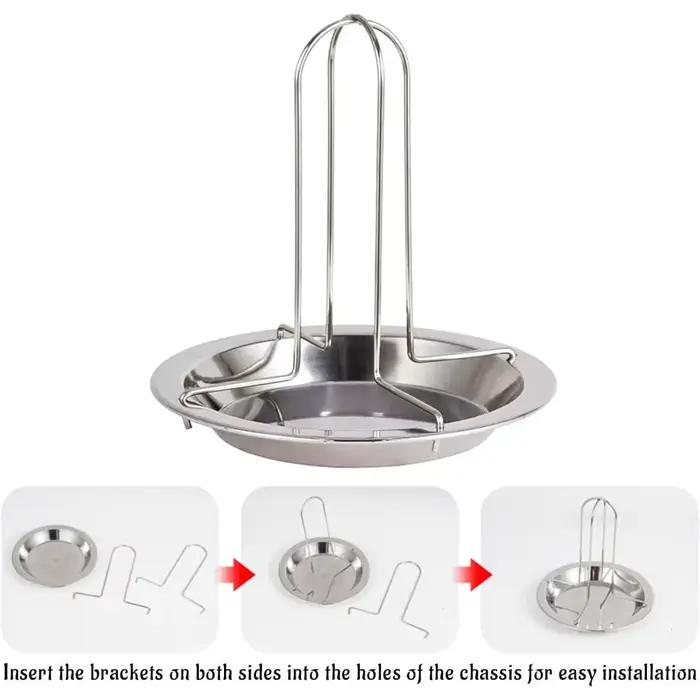 Support de rôtissoire Vertical pour poulet en acier inoxydable