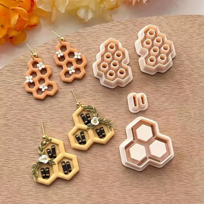 Emporte-pièce en nid d'abeille