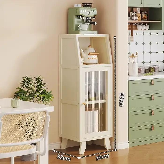 Armoire latérale de cuisine murale compacte, support de rangement pour Machine à café, petit placard pour l'organisation peu encombrante